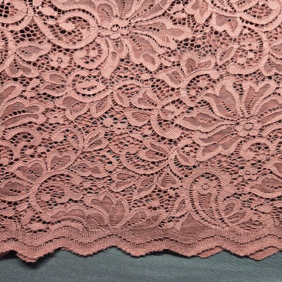 Express Pink Lace Long Sleeve Bodycon Dress 4 - Picture 6 of 15